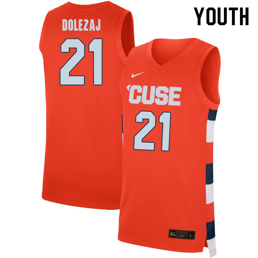 2020 Youth #21 Marek Dolezaj Syracuse Orange College Basketball Jerseys Sale-Orange